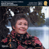Schubert: The Hyperion Schubert Edition, Vol. 21 - Edith Mathis ...