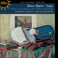 CDH55353 - Saint-Saëns & Ysaÿe: Rare transcriptions for violin and piano