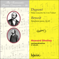 Dupont & Benoit: Piano Concertos - CDA68264 - Hyperion Records