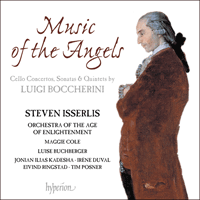 CDA68444 - Boccherini: Cello Concertos, Sonatas & Quintets - Music of the Angels